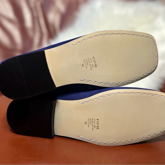 Terry Lewis Classic Luxuries Leather Loafers Size 7M in Indigo - Picture 7 of 8